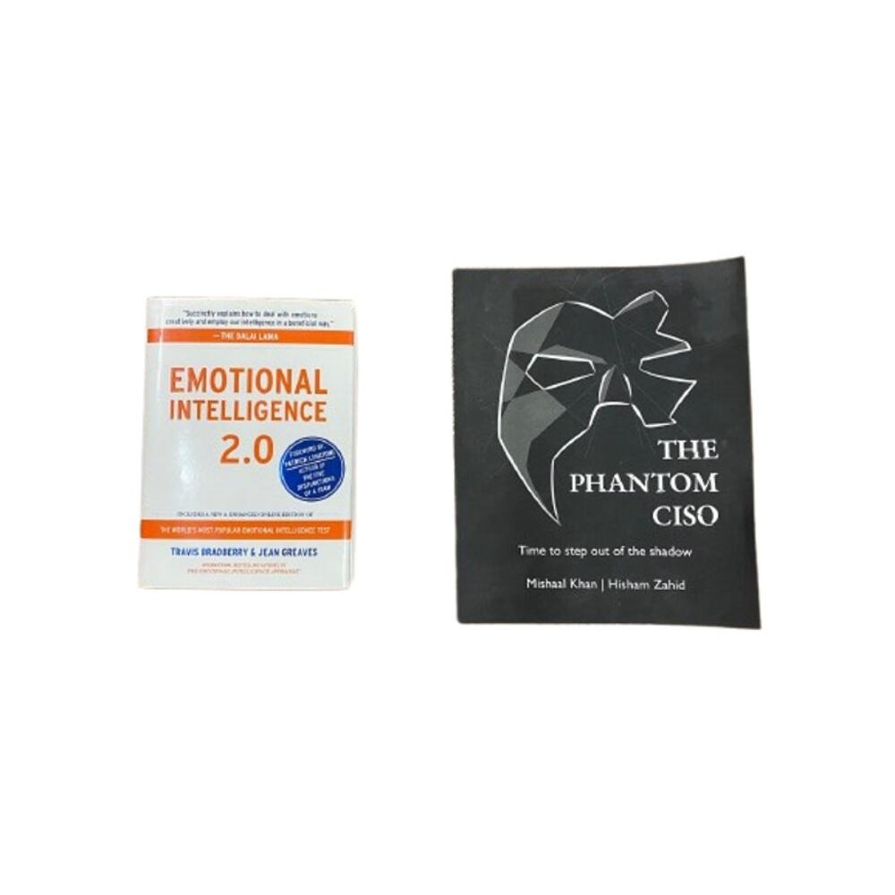 Emotional Intelligence 2 0 and The Phantom CISO Book Set Pre Owned